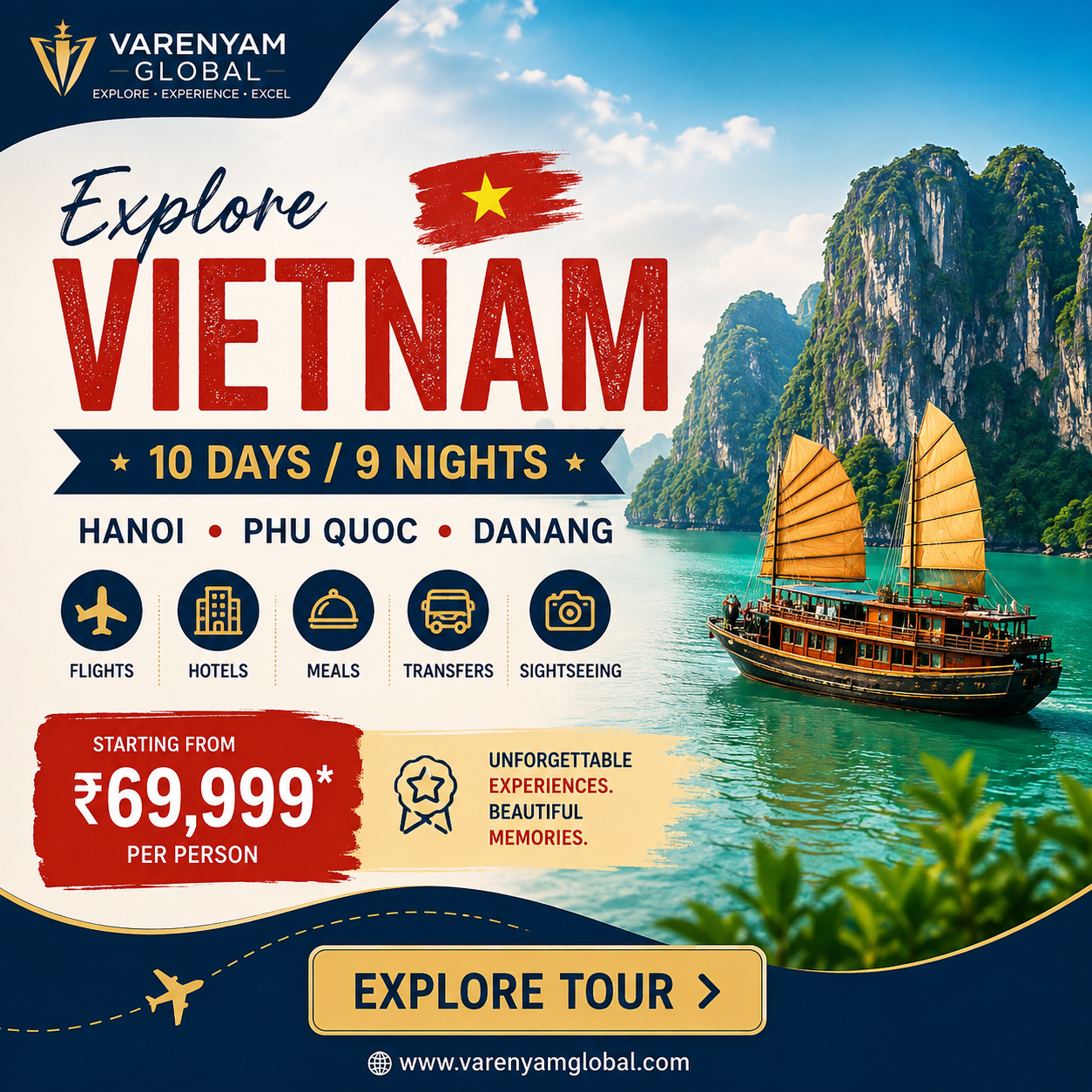 Varenyam Global Vietnam Tour Package